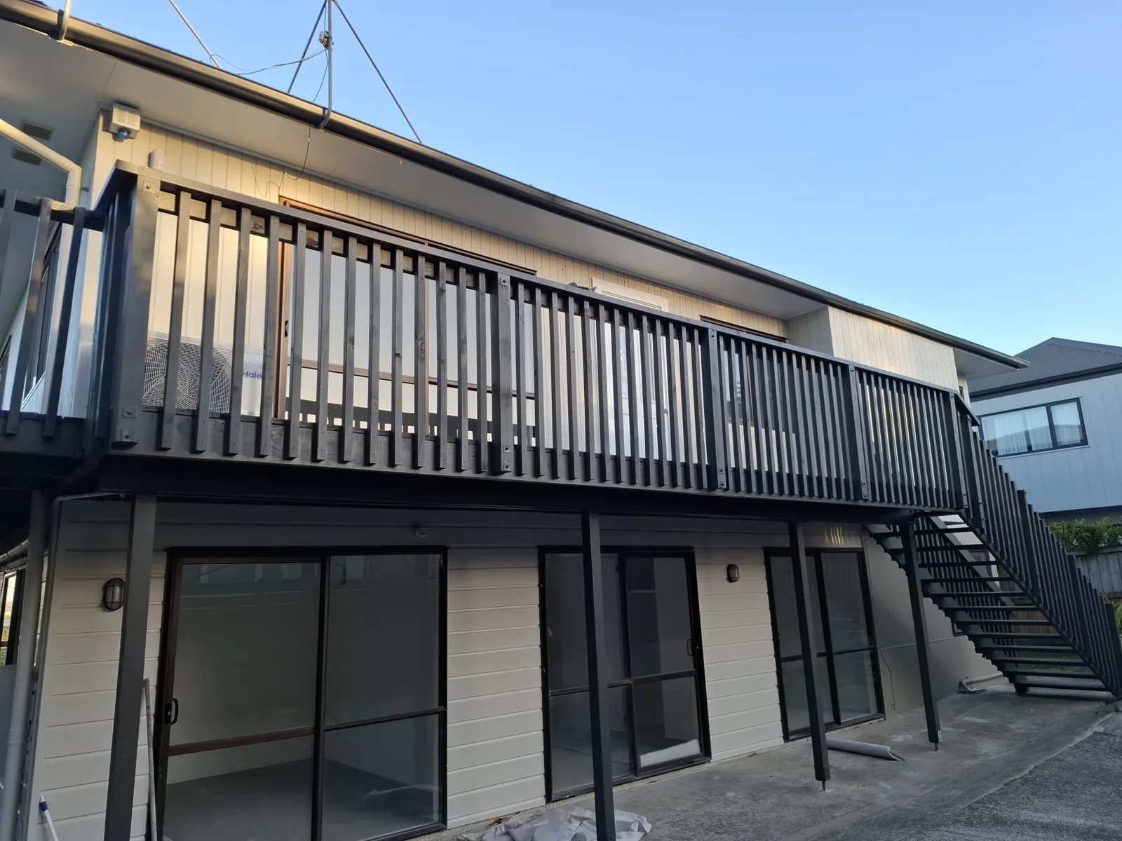 Completed two-storey house and balcony repaint